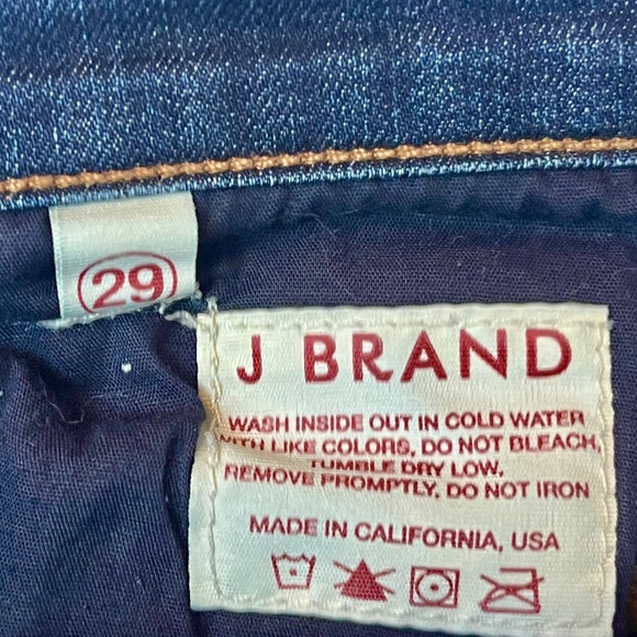 J Brand Skinny Leg Pure Dark Denim Jeans In Pure, 29 - Picture 5 of 9